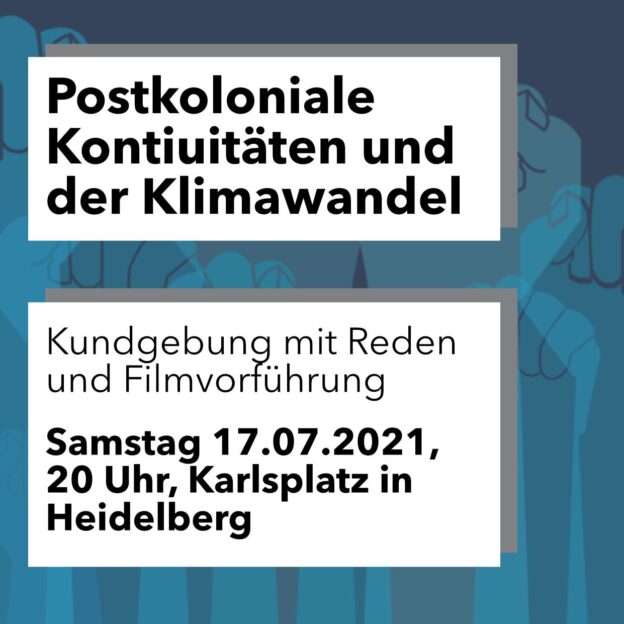 Kundgebung: Postkoloniale Kontinuitäten und der Klimawandel